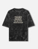 Unisex Trance Dance Acid Washed Oversized T-shirt