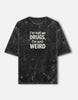 Unisex I'm Weird Acid Washed Oversized T-shirt