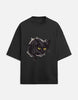 Unisex Peeking Neko Terry Oversized T-Shirt