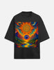 Unisex Cosmic Sunrise Journey Oversized T-shirt