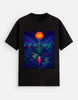 Unisex Psychedelic Martians Stretch T-shirt