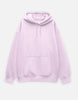 Unisex Light Baby Pink Solid Oversized Hoodie