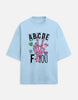 Unisex Peace Out Terry Oversized T-Shirt