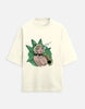 Women's Weed Fairy Terry Oversized T-Shirt