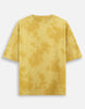 Unisex Yellow Tie Dye Oversized T-Shirt