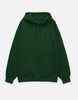 Unisex Bottle Green Solid Oversized Hoodie