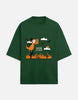 Unisex Game Over Dino Terry Oversized T-Shirt