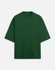 Unisex Bottle Green Terry Oversized T-Shirt