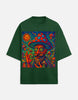 Unisex Psychedelic Mushroom Land Oversized T-shirt