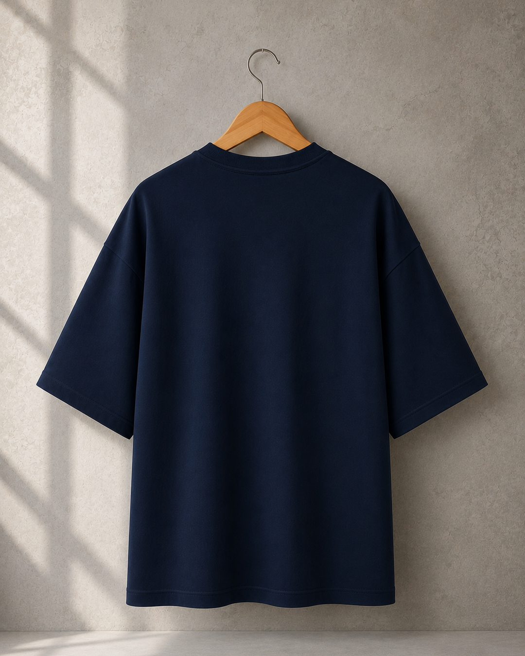 Unisex Navy Blue Oversized T-Shirt