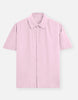 Unisex Light Baby Pink Solid Oversized Shirt