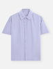 Unisex Lavender Solid Oversized Shirt