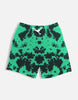 Unisex Green Black Tie Dye Shorts