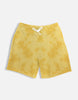 Unisex Yellow Tie Dye Shorts