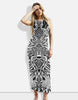 Women's Tribal Dark Energy Bodycon Dress