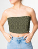 Women's Venomous Snake Maze Tube Top