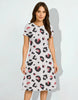 Women's Snow Leopard A line Dress