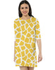 Women's Honey Maze Reverse T-Shirt Dress