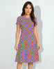 Women's Psychedelic Trip A line Dress
