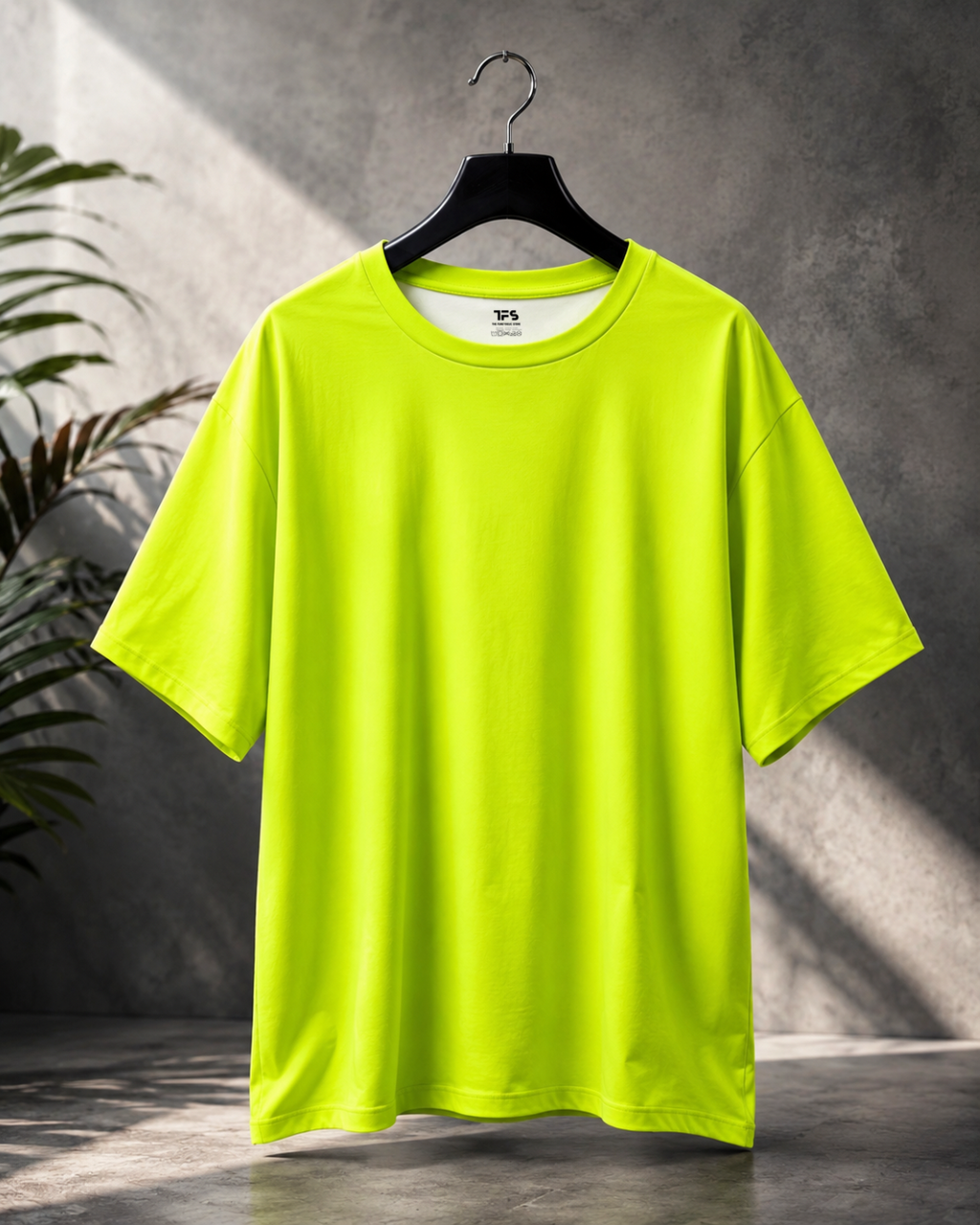 Unisex Neon Yellow Oversized T-shirt