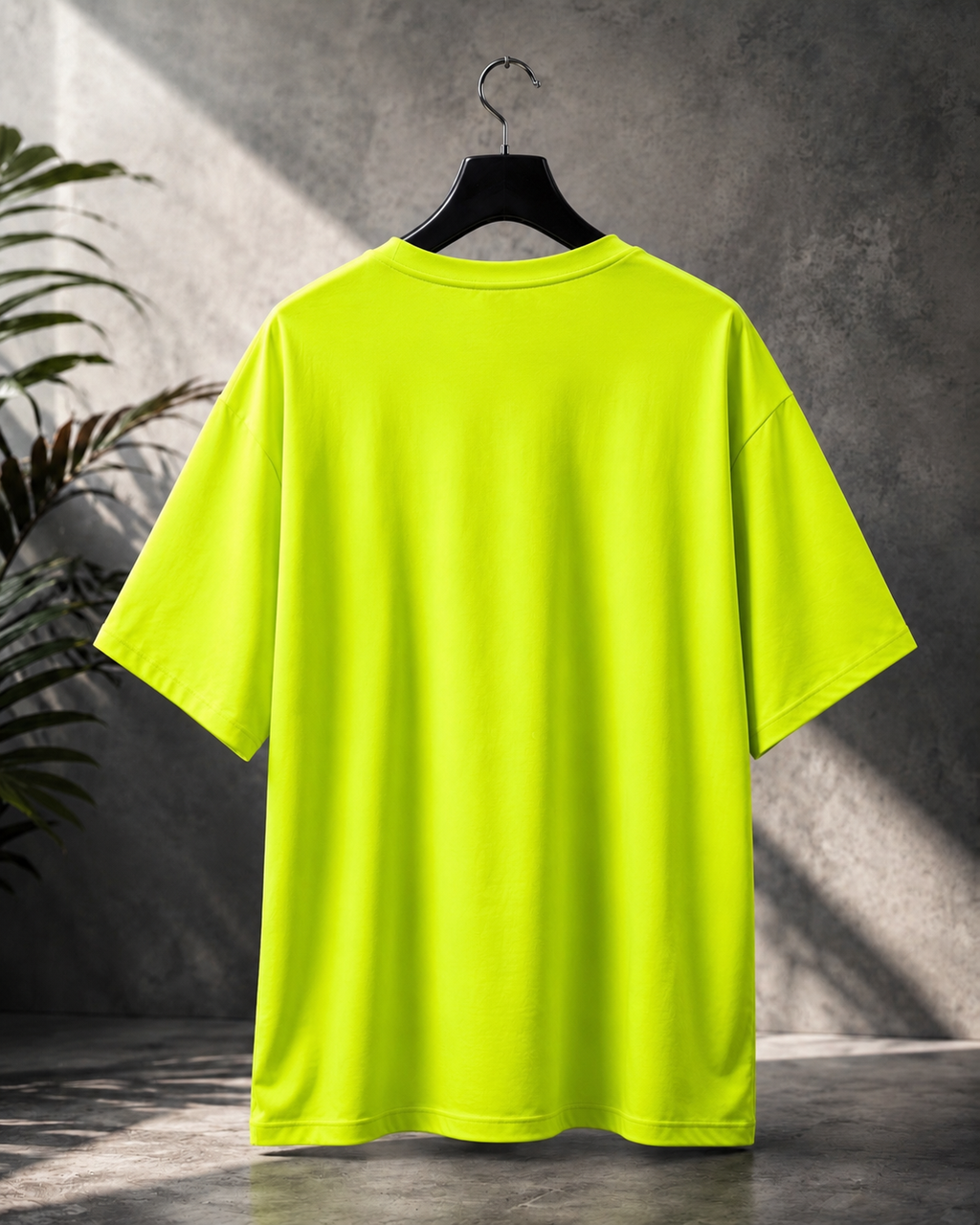 Unisex Neon Yellow Oversized T-shirt