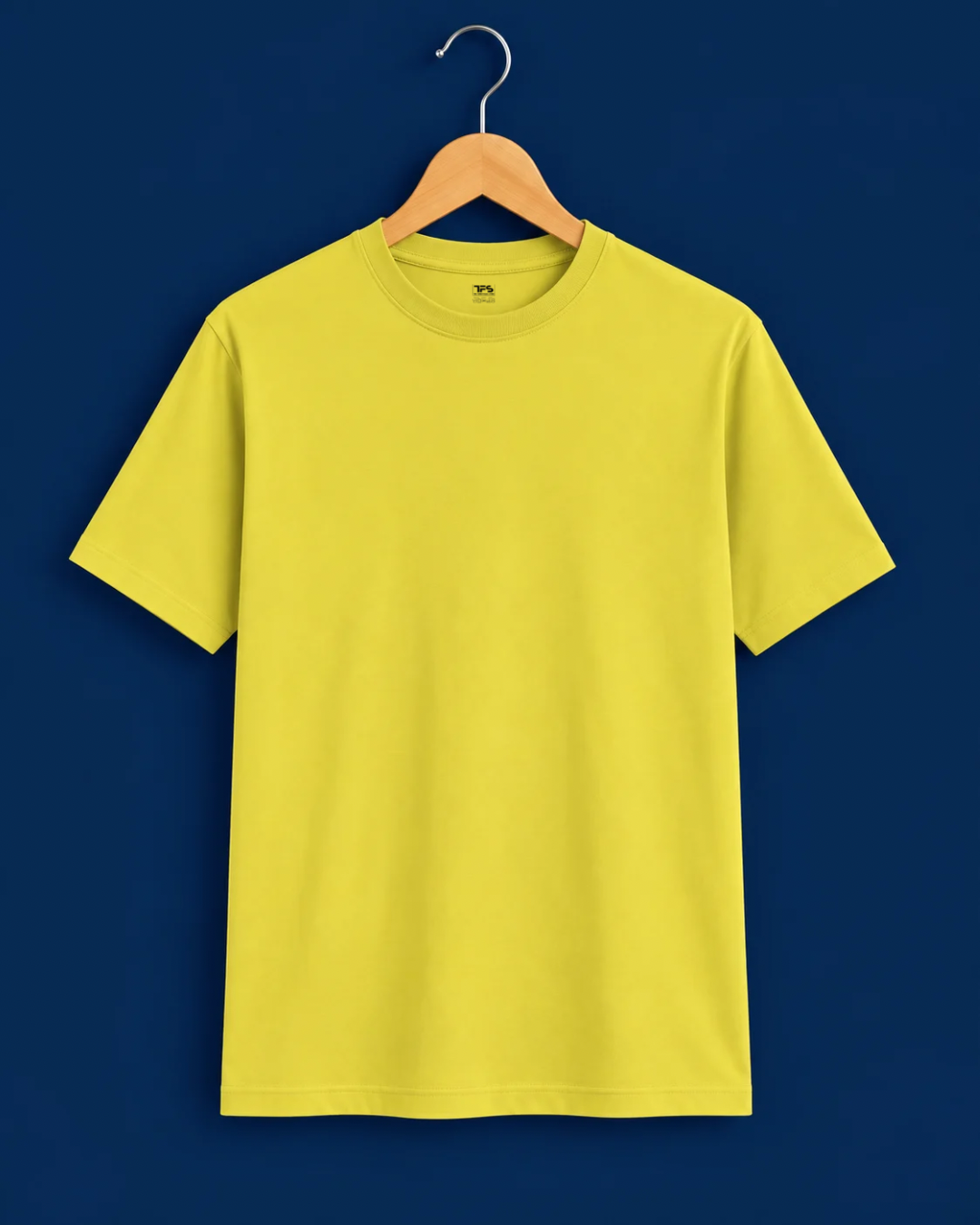 Men's New Yellow Classic Crew T-Shirt