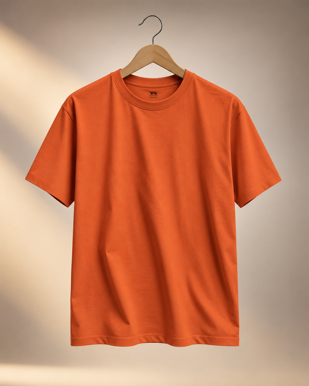 Men's Orange Classic Crew T-Shirt