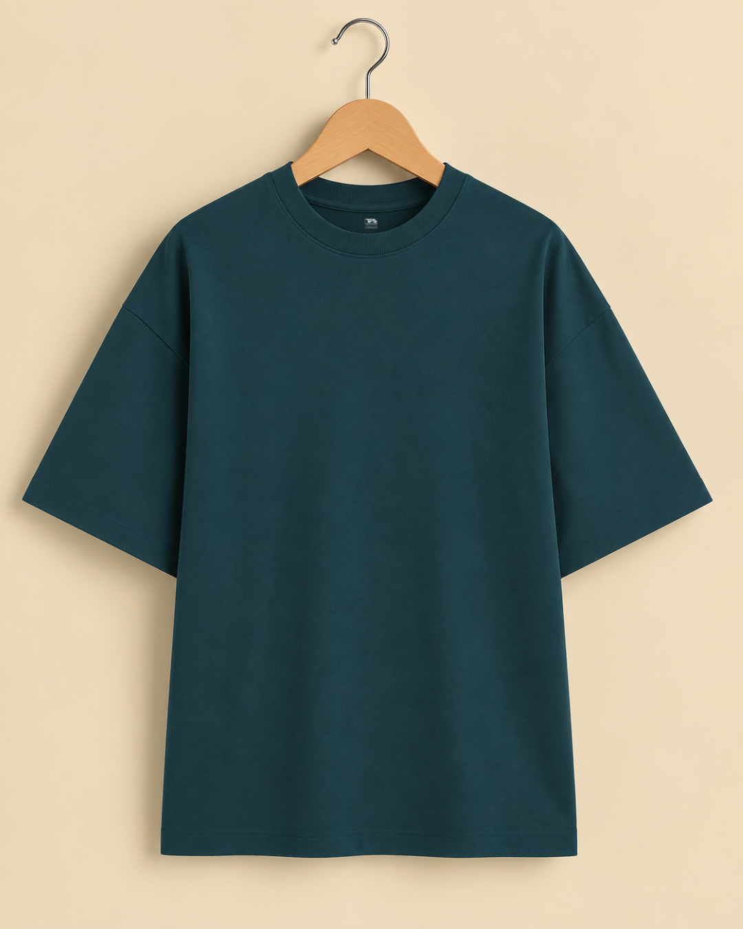 Unisex Petrol Blue Oversized Classic T-Shirt