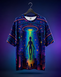 Unisex Alien Entry Oversized T-Shirt