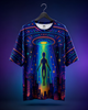 Unisex Alien Entry Oversized T-Shirt