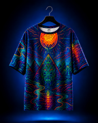 Unisex Cosmic Mystery Land Oversized T-Shirt