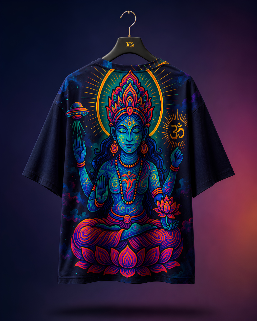 Unisex Cosmo Goddess Oversized T-Shirt