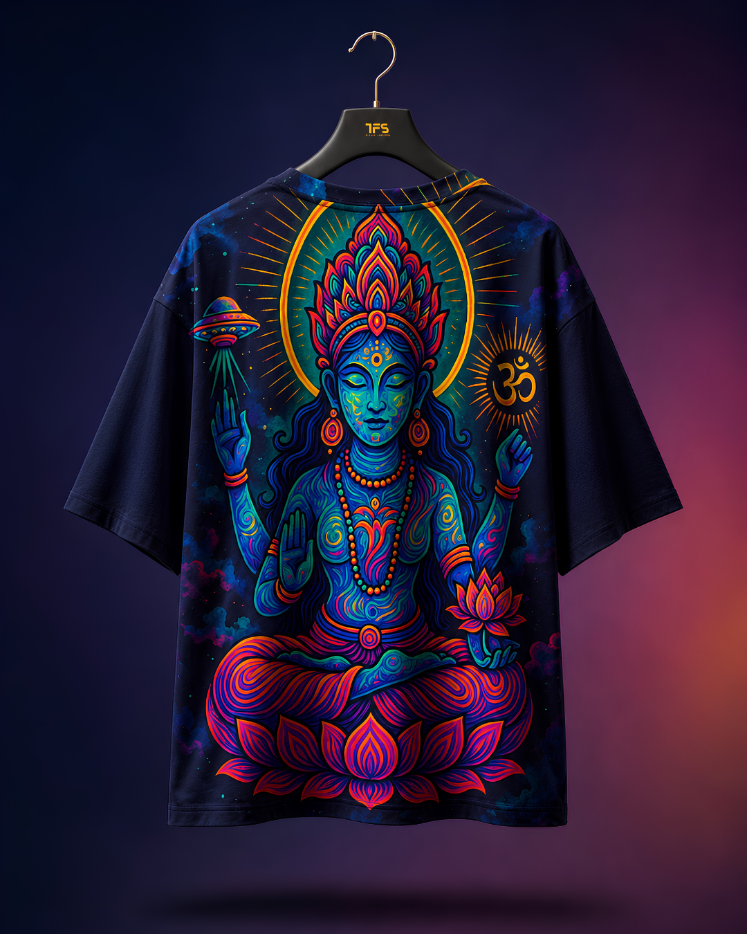 Unisex Cosmo Goddess Oversized T-Shirt