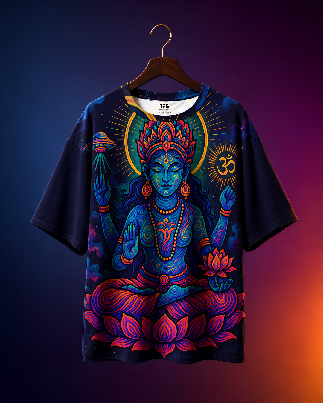 Unisex Cosmo Goddess Oversized T-Shirt