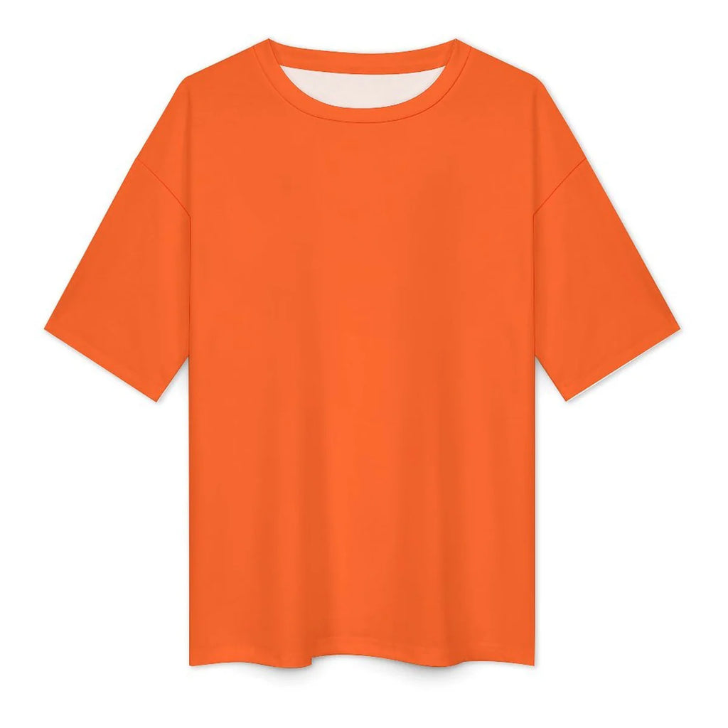 Unisex Neon Orange Oversized T-shirt