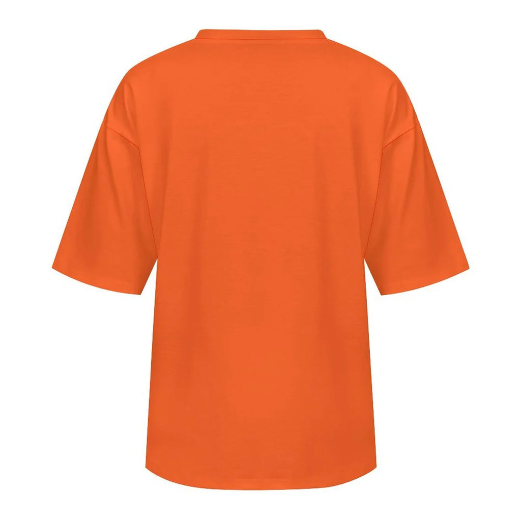 Unisex Neon Orange Oversized T-shirt