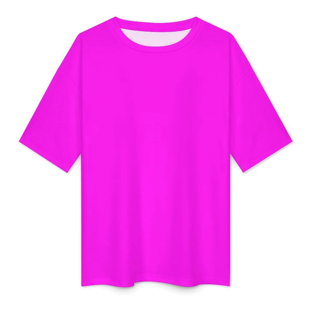 Unisex Neon Pink Oversized T-shirt