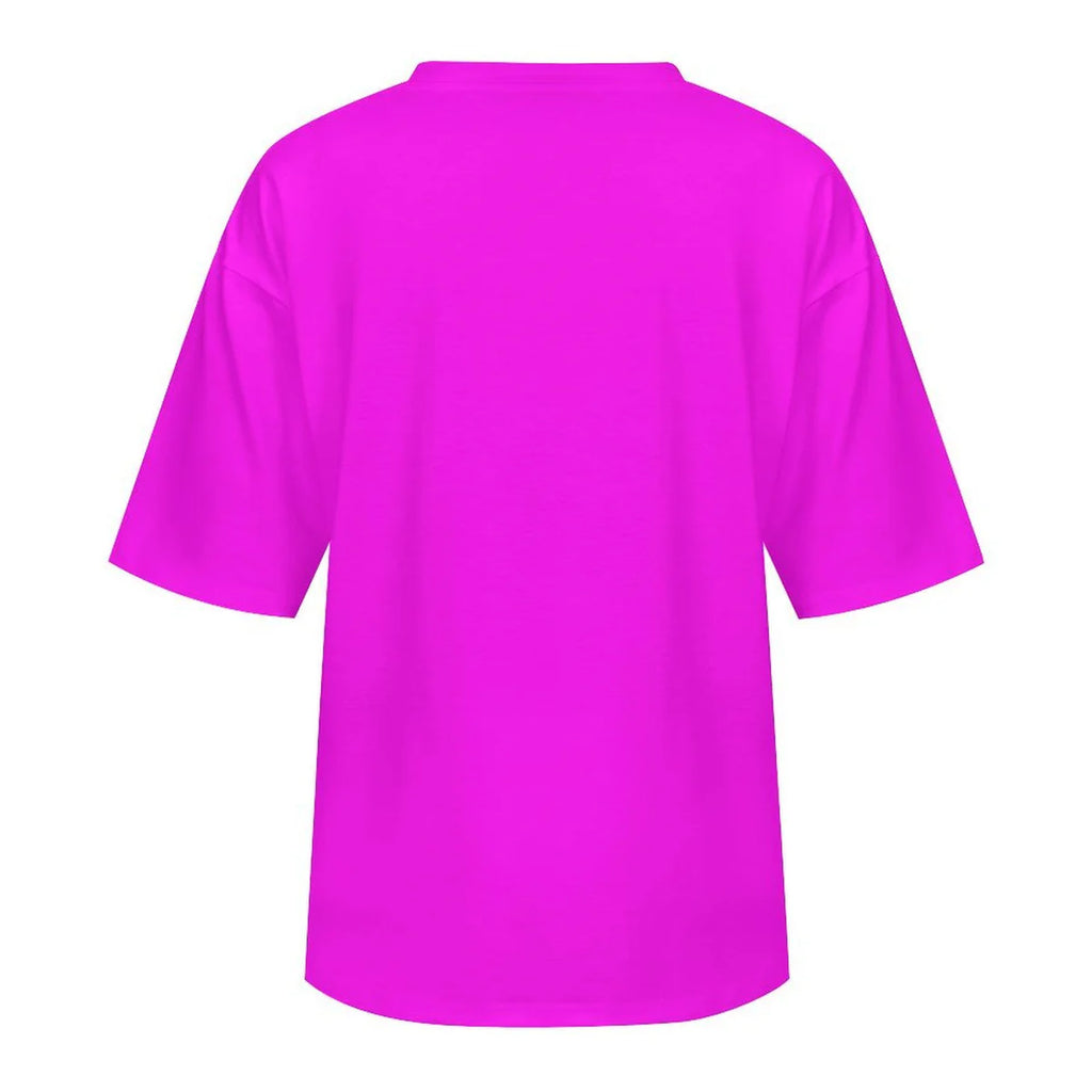 Unisex Neon Pink Oversized T-shirt