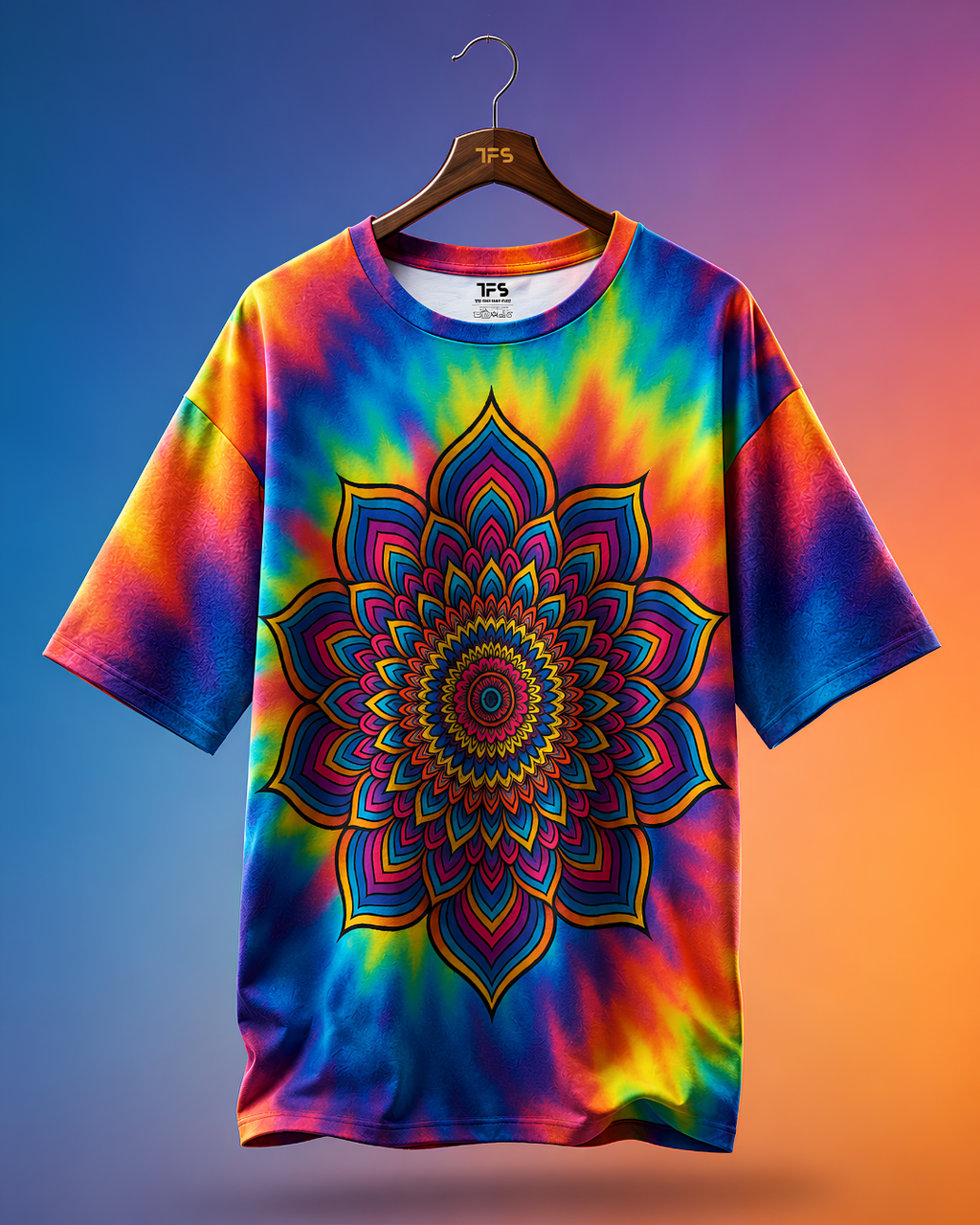 Unisex Kosmic Chakra Oversized T-shirt