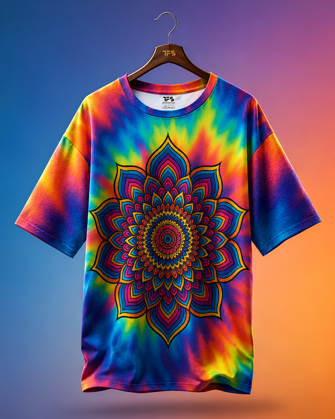 Unisex Kosmic Chakra Oversized T-shirt