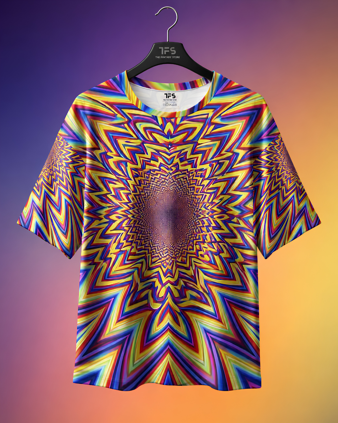 Unisex Kosmic Chakra Oversized T-shirt
