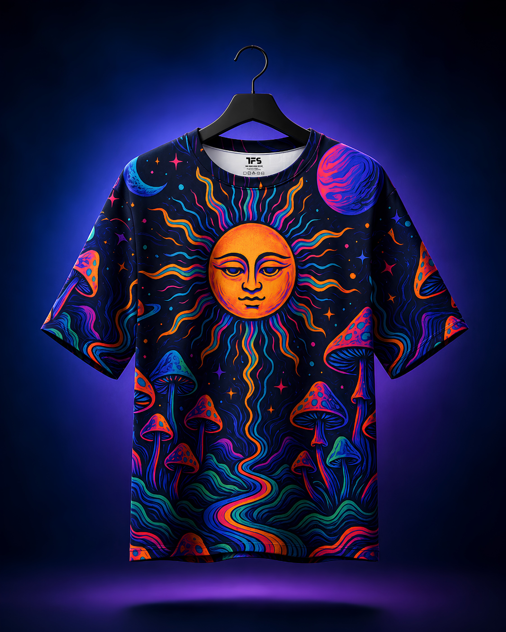 Unisex Land of Mushies Oversized T-Shirt