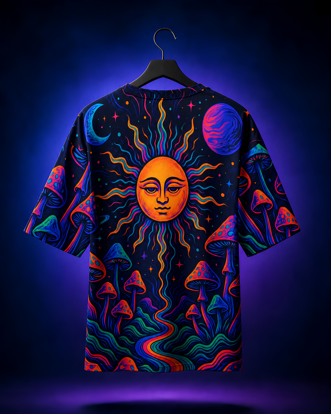Unisex Land of Mushies Oversized T-Shirt