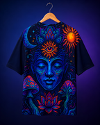 Unisex Mushroom Bloom Oversized T-Shirt