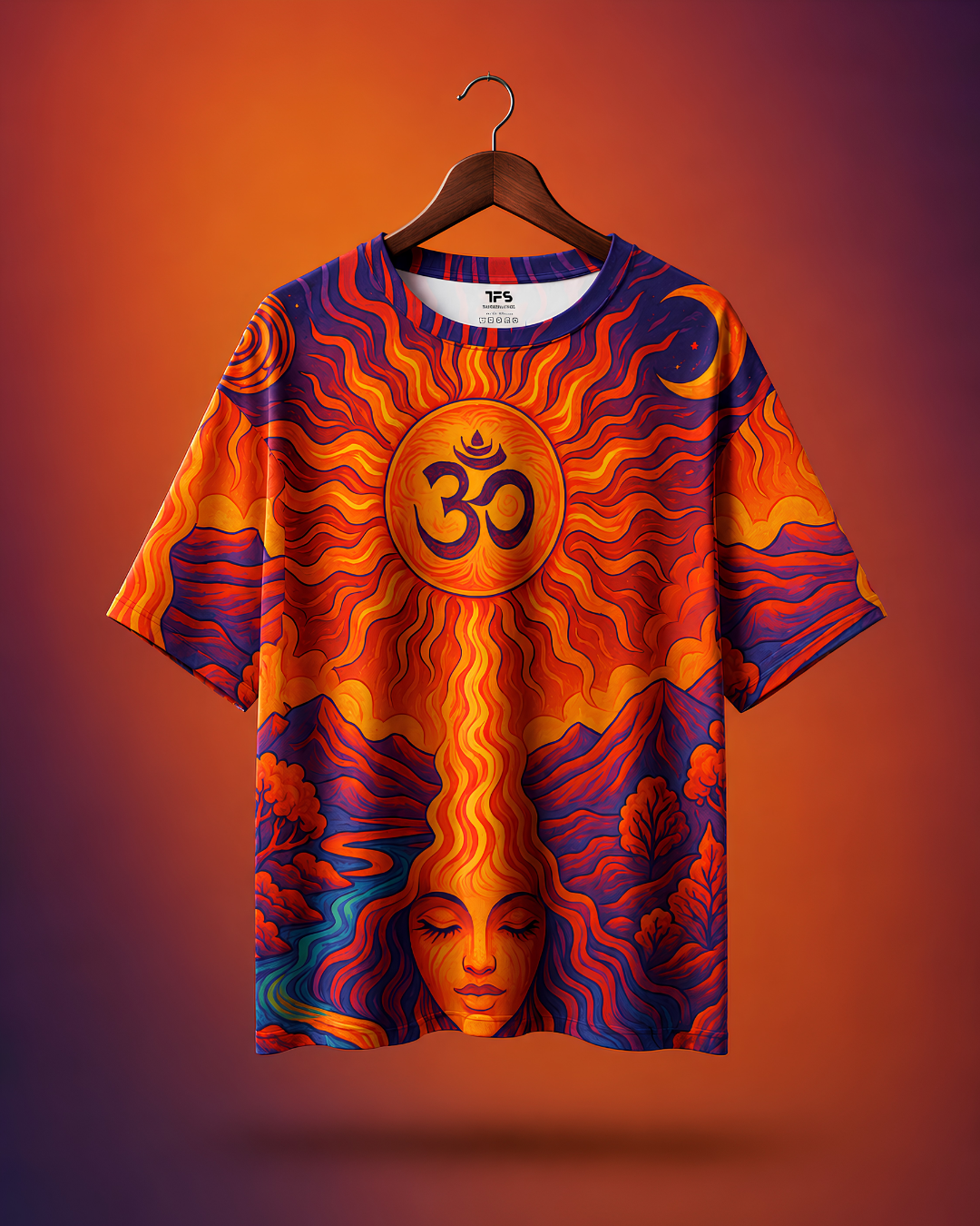 Unisex Sacred Sun Oversized T-shirt