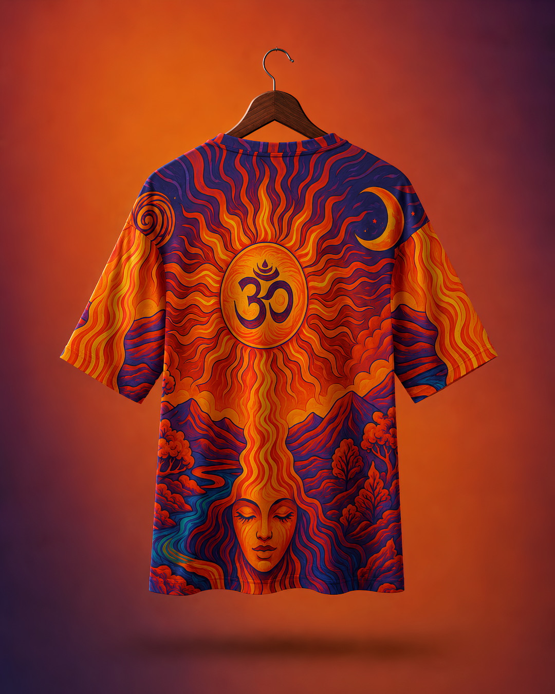 Unisex Sacred Sun Oversized T-shirt