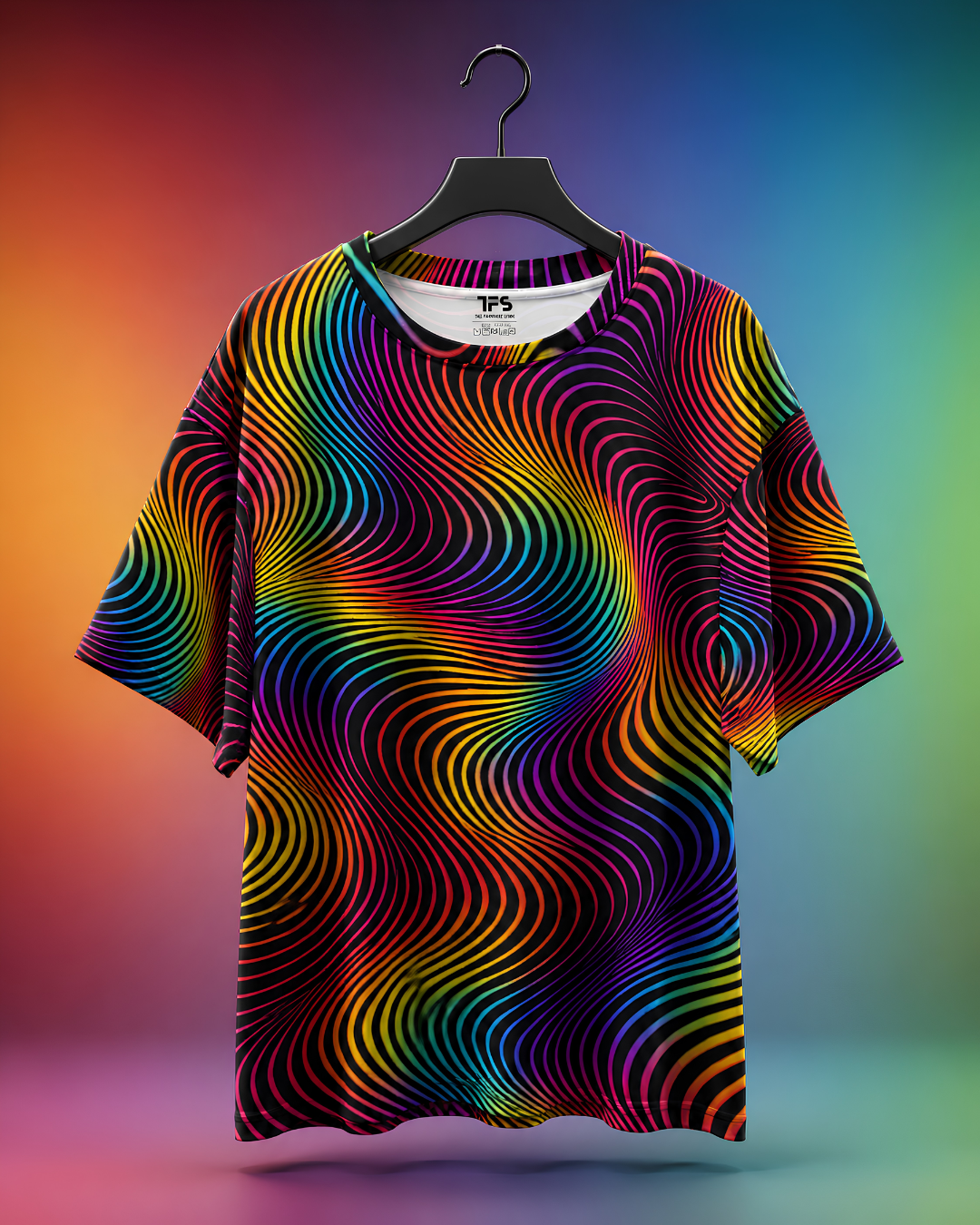 Unisex Spectrum Oversized T-shirt