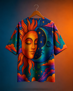 Unisex Sun And Moon Oversized T-shirt