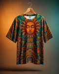 Unisex Sun Temple Oversized T-shirt
