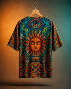 Unisex Sun Temple Oversized T-shirt